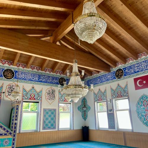 Ein Blick in die Moschee