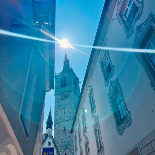 Blick auf die Stadtpfarrkirche Maria Himmelfahrt