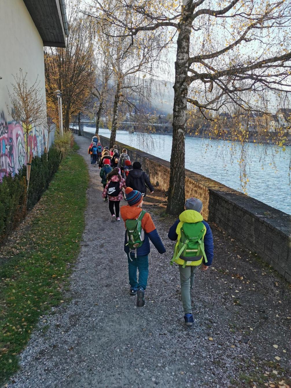 Spaziergang zum Bahnhof